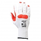Rękawice z lateksem czerwono-białe kpl.12 par 10[XL] - Rękawice z lateksem czerwono-białe 10[XL]